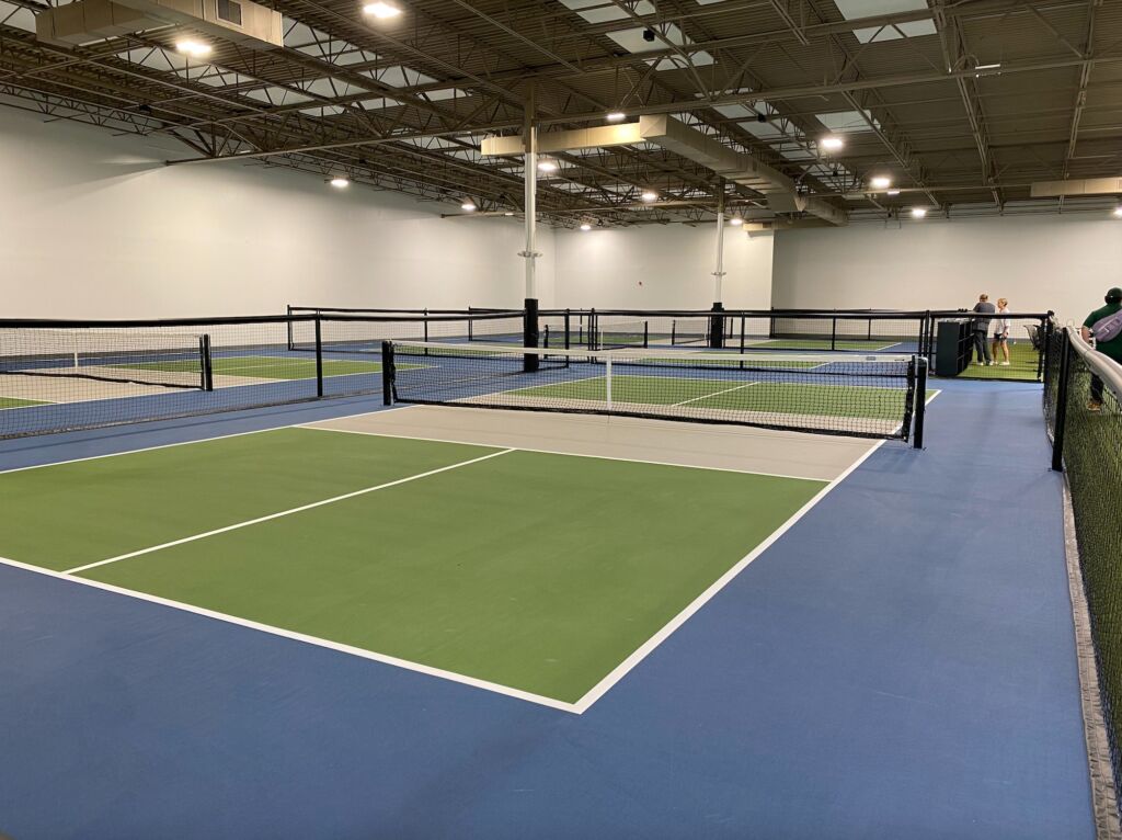 Bangers and Dinks indoor pickleball courts. 