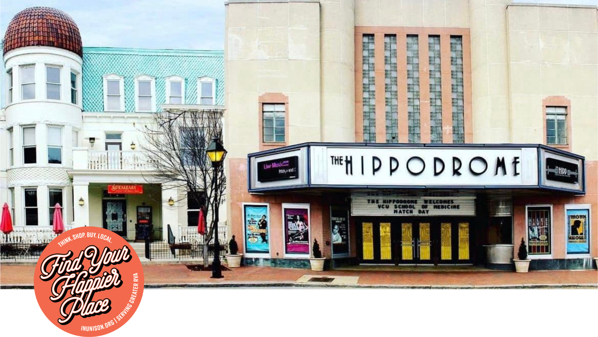 the hippodrome theater and street