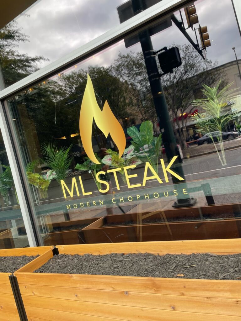 The window of ML Steak