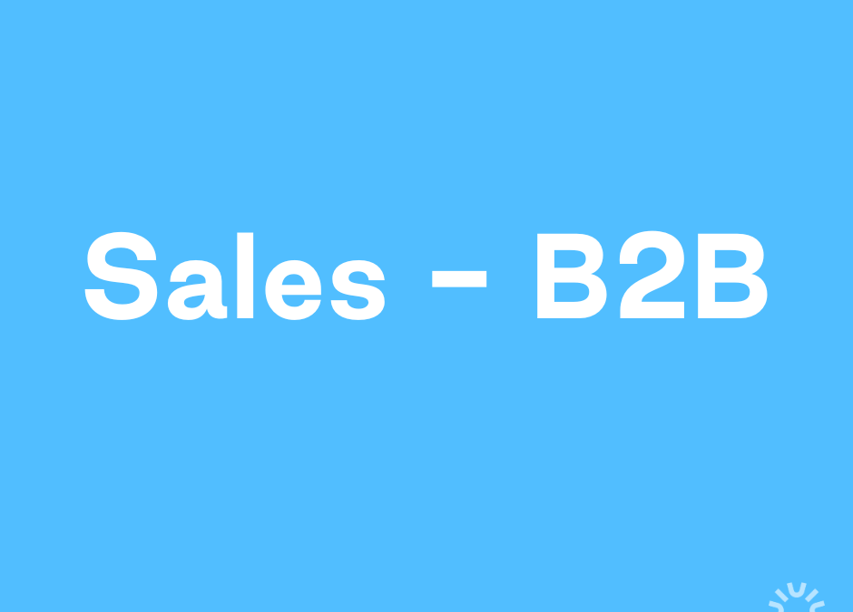 Sales – B2B